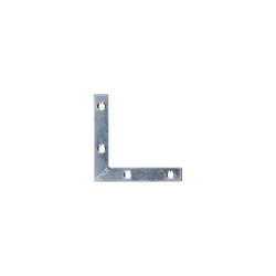 Rohovník 60x60x10mm, 2,0mm pozink, počet 4mm dier-4ks Rohovník 60x60x10mm, 2,0mm pozink, počet 4mm dier-4ks